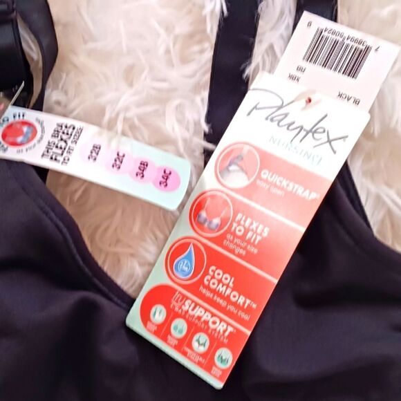 Playtex Nursing Bra NWT Size Fits 32B to 34C - Picture 2 of 12